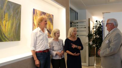 Kunst im Kreishaus: Ausstellung &quot;Begegnungen&quot; der Künstlergruppe Artic vereint vier Kunstrichtungen